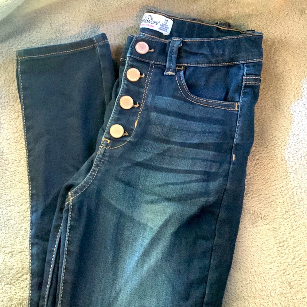 Girls Jordache size 12 supper skinny jeans